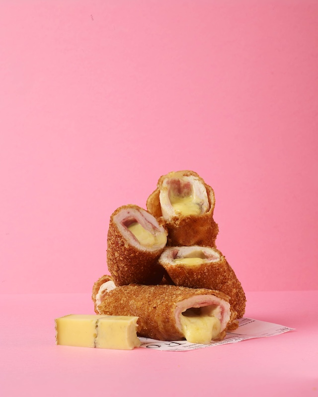 recette de Rolls de cordon bleu au Morbier