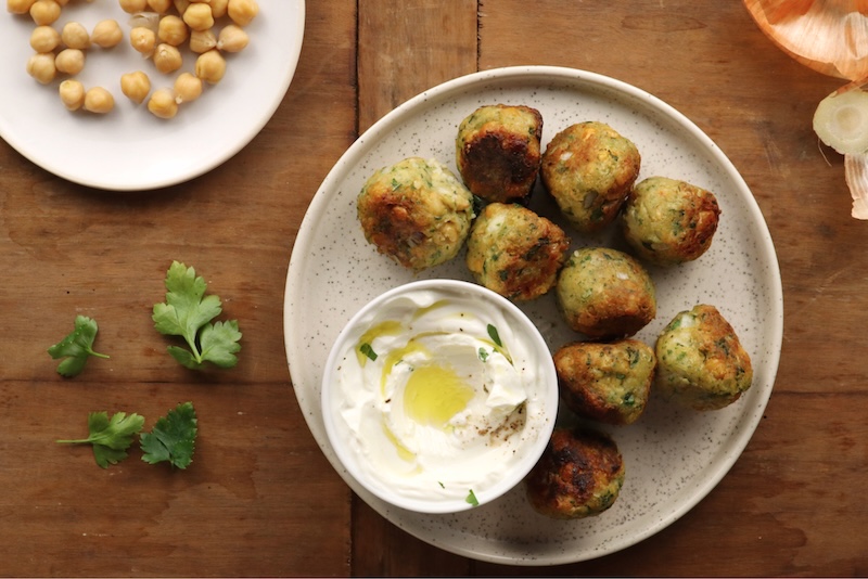 recette de Falafels sauce yaourt