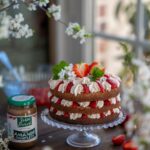 recette de Fraisier aérien à la purée d’amande