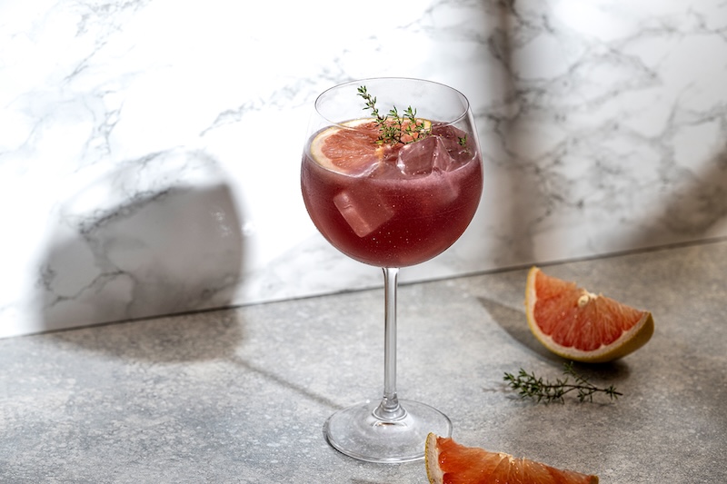 Mocktail au kefir et au pamplemousse