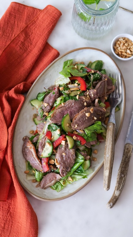 recette de Salade de canard à la thaï