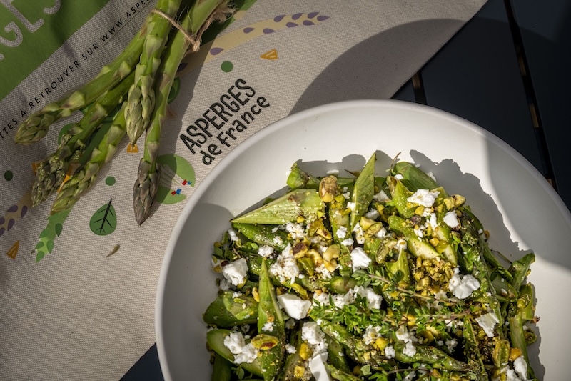 recette de Salade d’asperges vertes