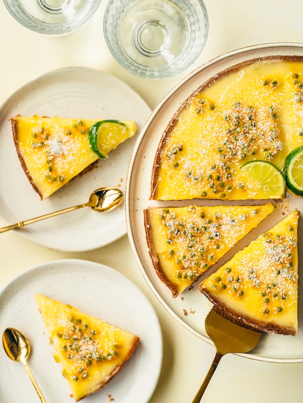 recette de Tarte citron passion coco