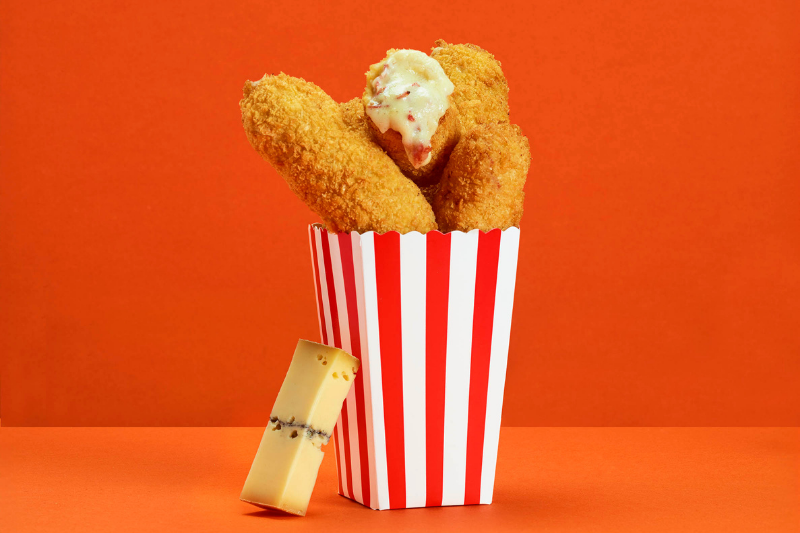 Croquettes de Morbier et jambon fumé