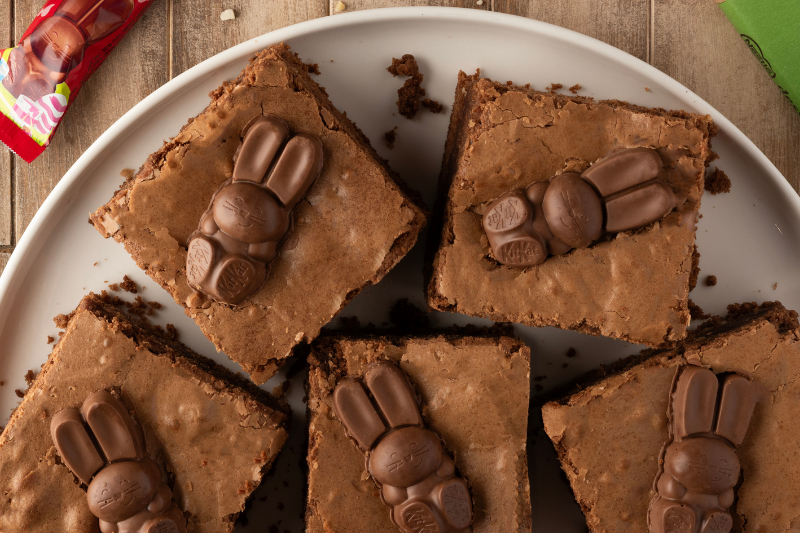Brownie chocolat noir noisettes
