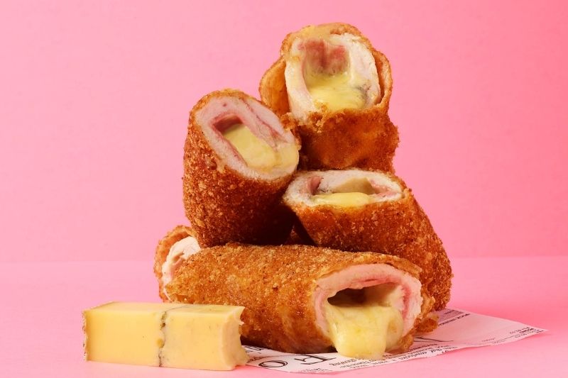 Rolls de cordon bleu au Morbier