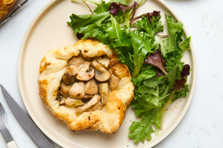 Feuilletés à la dinde et aux champignons