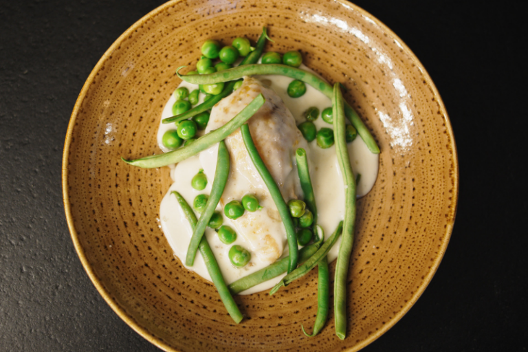 Pintade à la crème