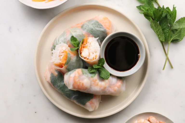 Rouleaux de printemps à la crevette