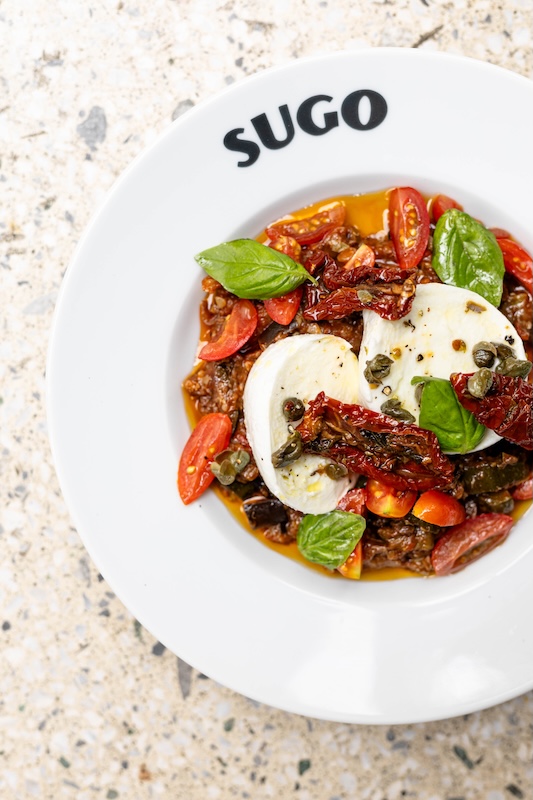 mozza et tomates séchées