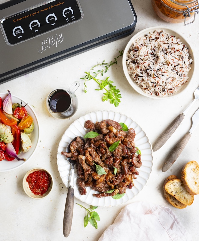 recette de Porc au caramel sous-vide