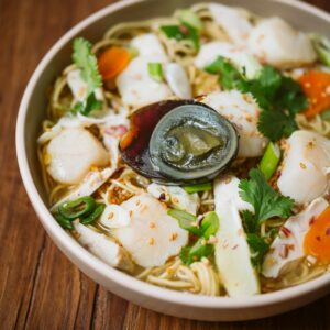 recette de Soupe de Saint-Jacques au bouillon