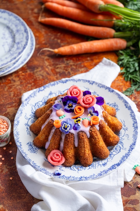 recette de Carrot cake aux lentilles corail