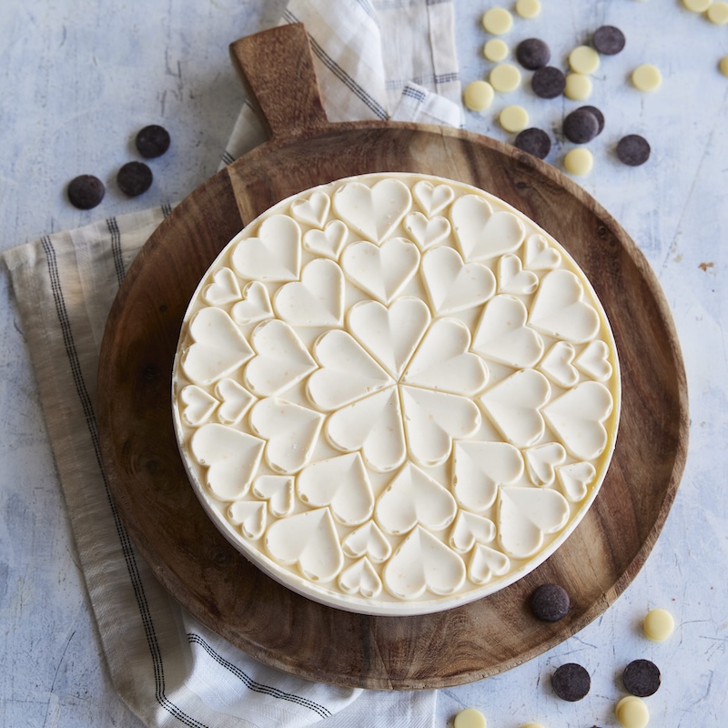 recette Entremets coeur aux deux chocolats