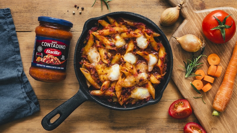 recette de Gratin de penne sauce Contadino