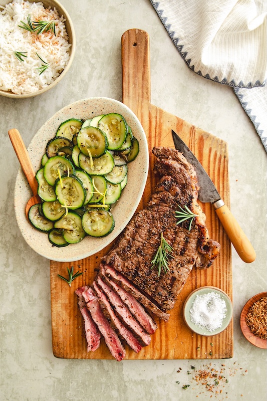 recette de Faux-filet de boeuf cajun