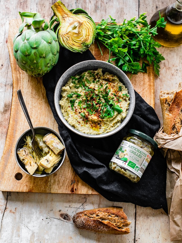 recette de Tapenade d’artichauts grillés
