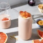 Smoothie au pamplemousse rose