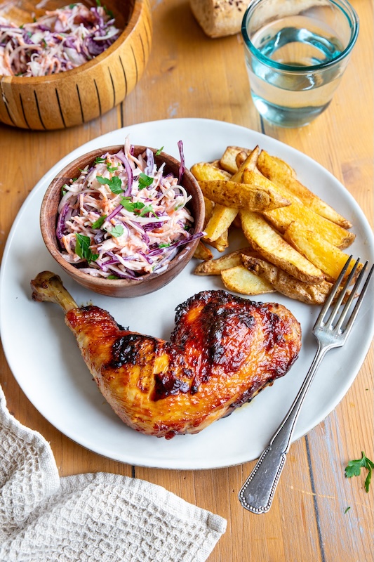 recette de Cuisses de poulet sauce barbecue