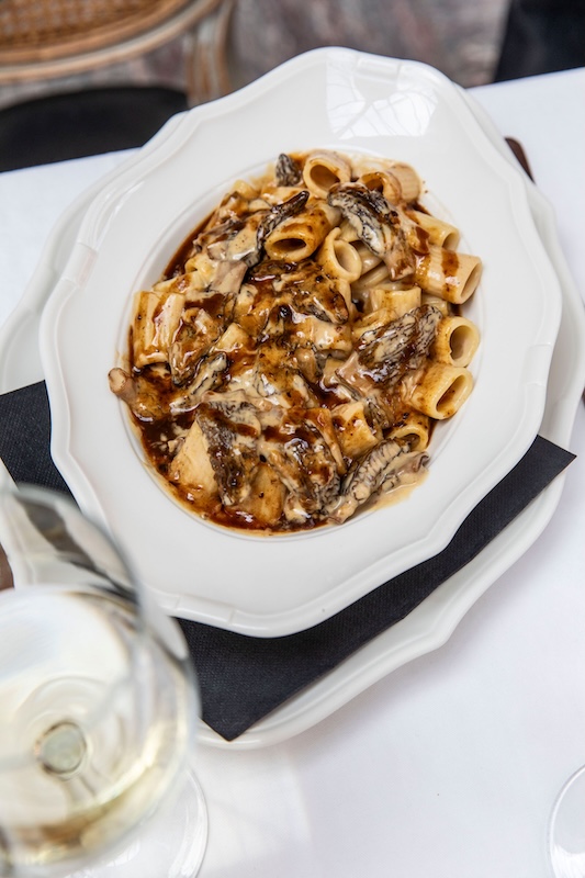 recette de Rigatoni aux morilles