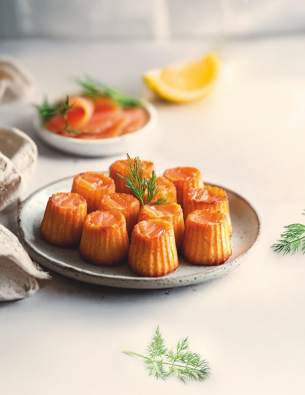 recette de Cannelés à la truite fumée