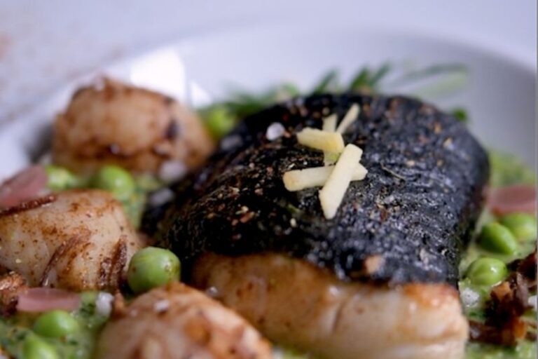 Roulé de cabillaud à l’algue nori