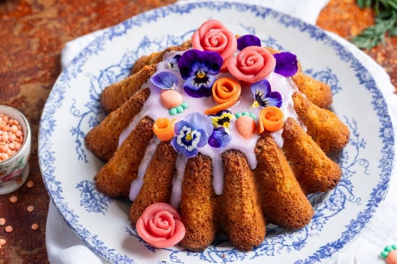 Carrot cake aux lentilles corail
