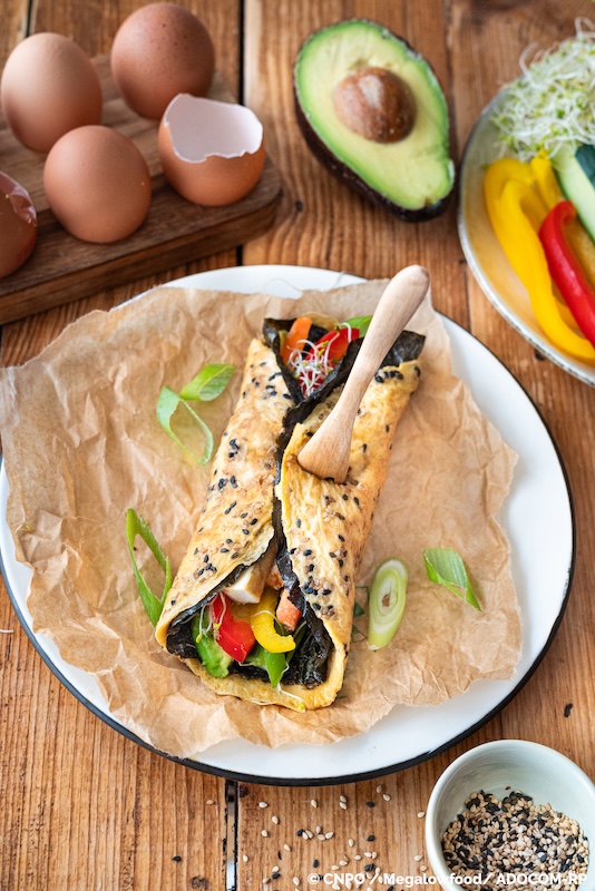 recette Egg burrito