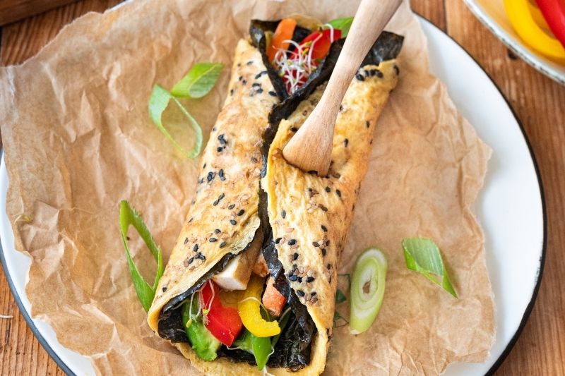 Egg burrito