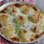 Primeurs La Noirmoutier gratinées au Gorgonzola