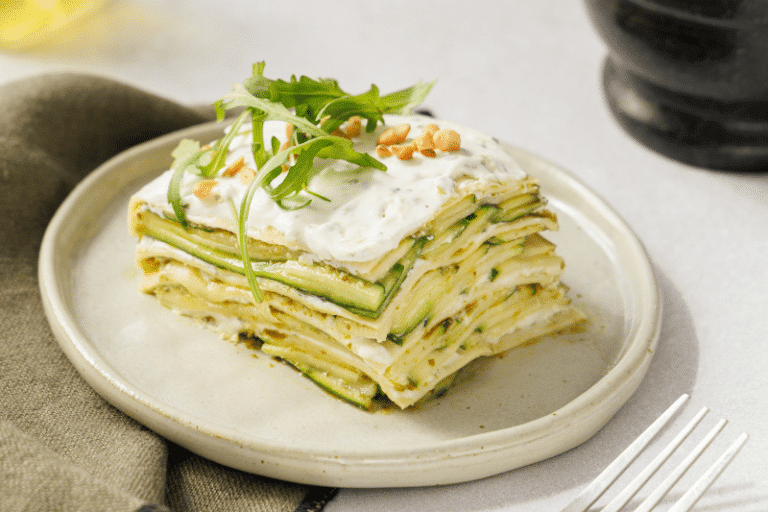 Lasagnes de courgettes au pesto