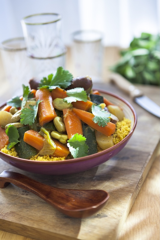 recette de Couscous de légumes primeurs