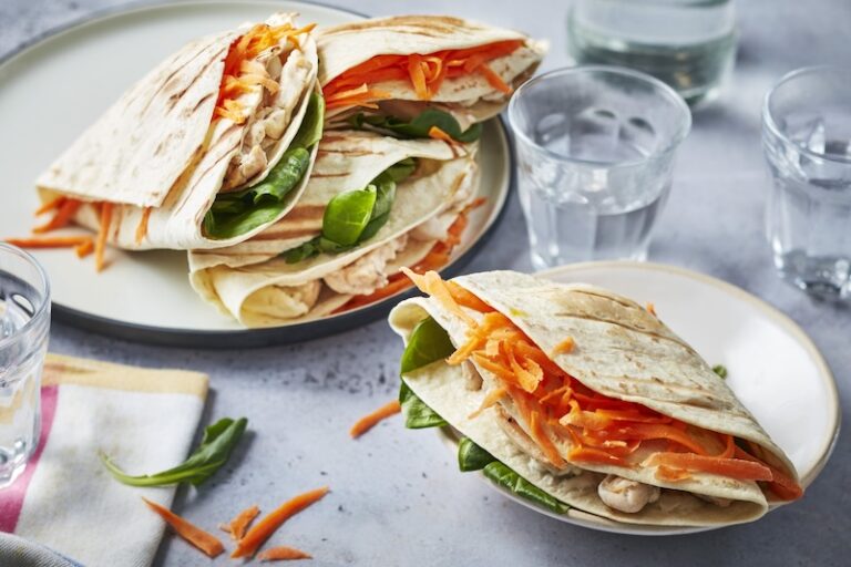 Wrap hack de carottes râpées