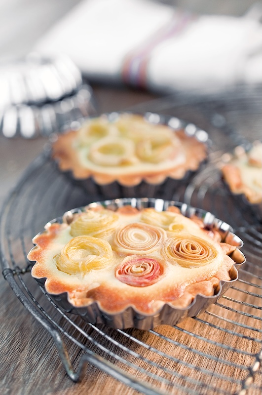 recette de Tartelettes à la rhubarbe