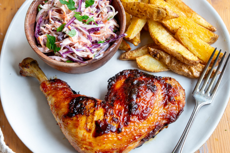 Cuisses de poulet sauce barbecue