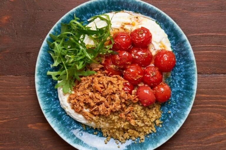 Ricotta fouettée thon et tomates