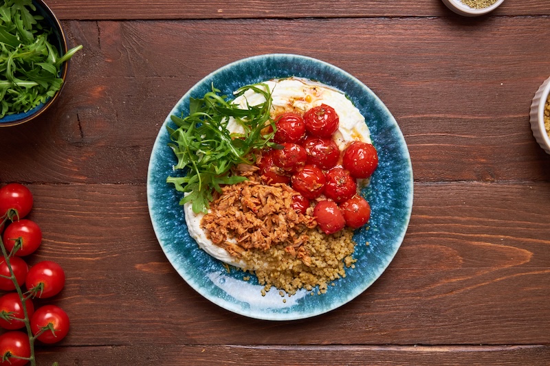 recette de Ricotta fouettée thon et tomates