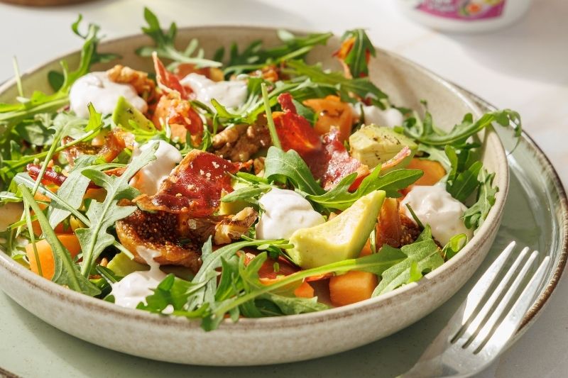 Salade de Parme croustillant