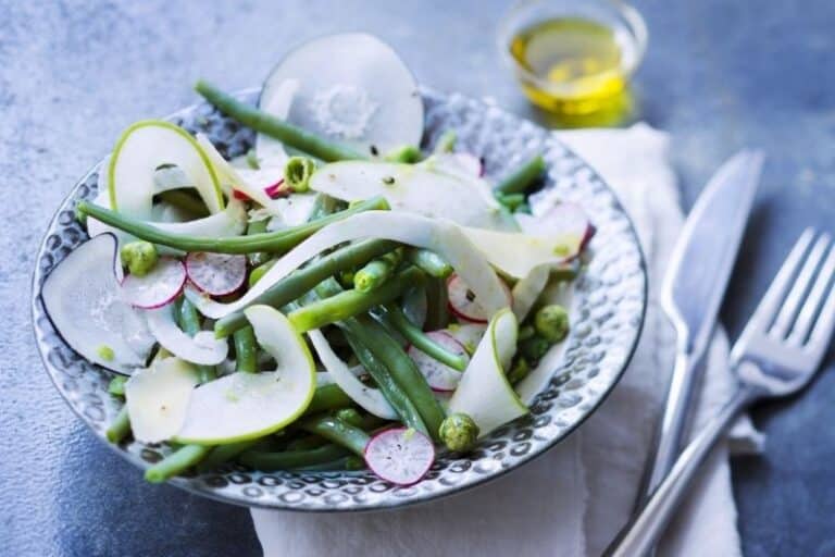 Salade croquante de haricots verts