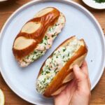 Sandwich crevettes et avocat