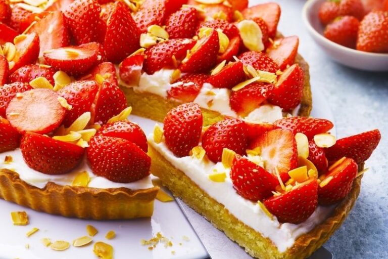 Tarte aux fraises et mascarpone