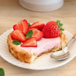 Tartelettes au yaourt mixé à la fraise