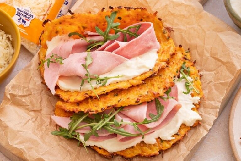 Wraps de carottes au fromage