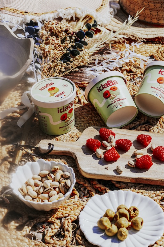 framboises glacées enrobées de chocolat