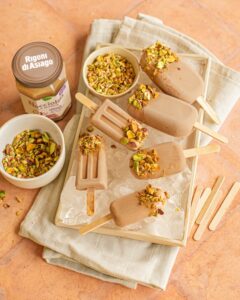 recette de Bâtonnets glacés à la Nocciolata et pistaches
