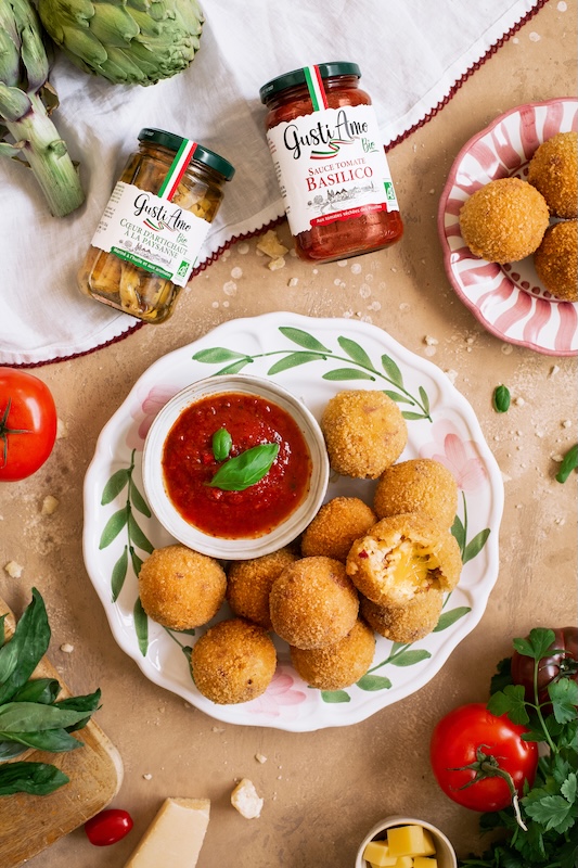 recette de Arancini à l’artichaut