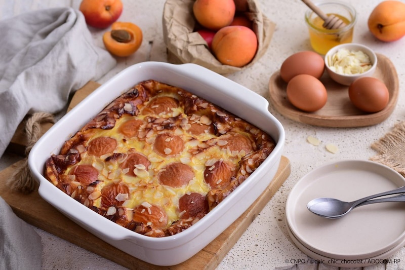 recette de Clafoutis aux abricots et amandes
