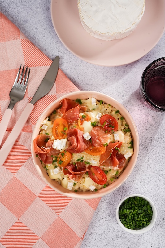 recette de Orzotto au Camembert de Normandie