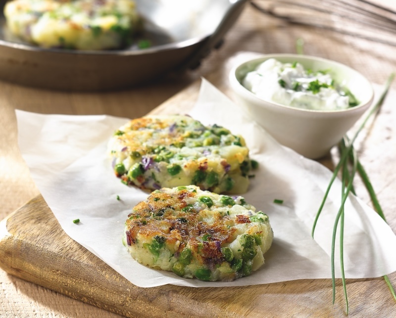 recette de Galettes de Sirtema aux petits pois