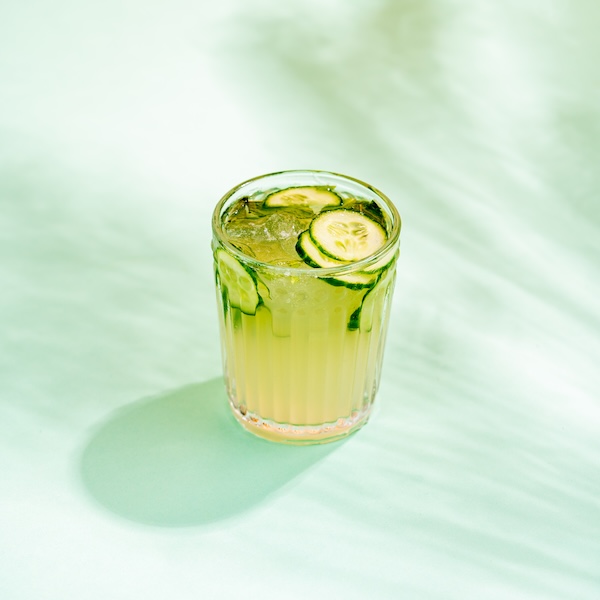 Mocktail pomme-concombre